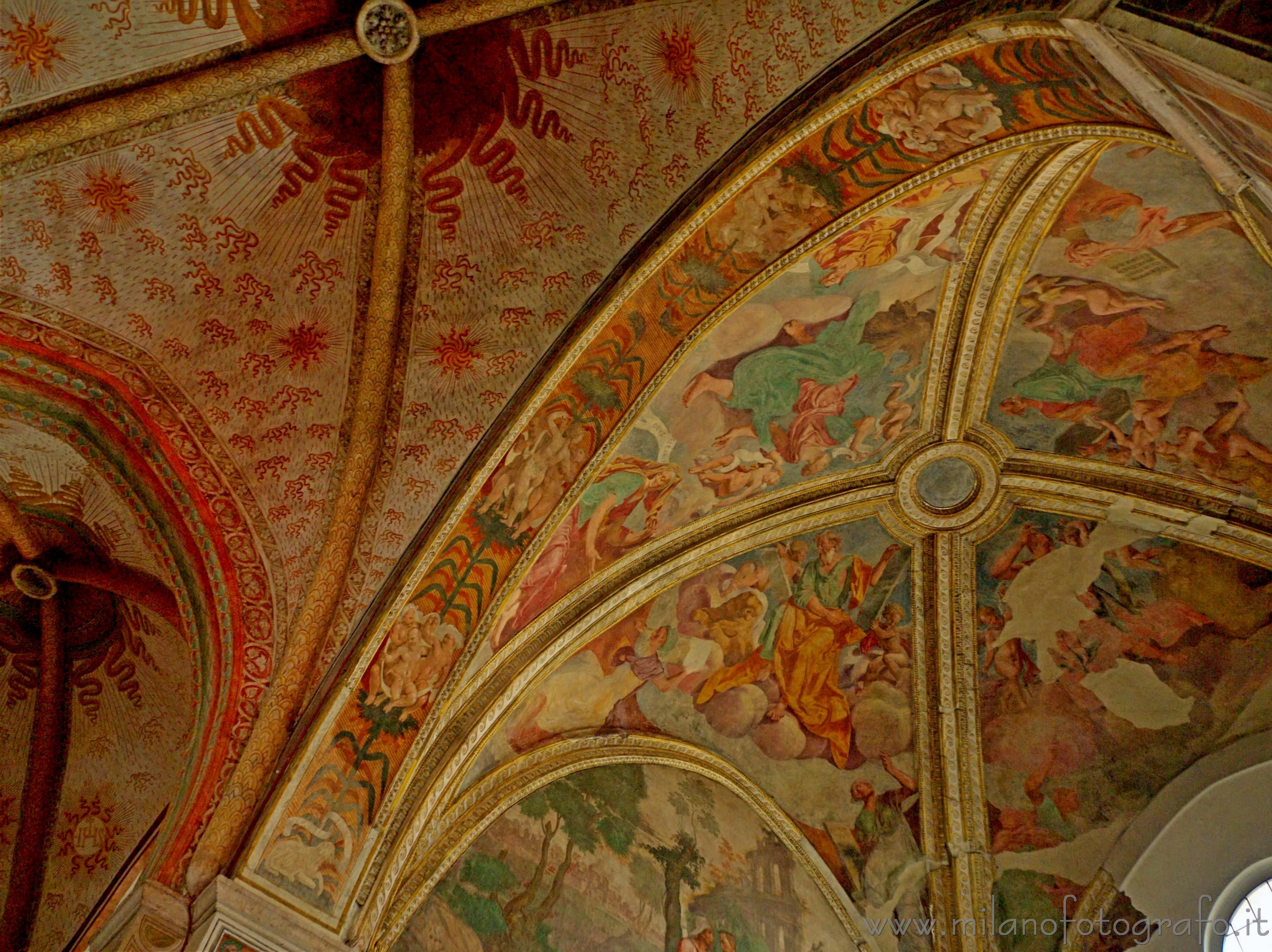 Milan (Italy) - Lateral vaults of Santa Maria delle Grazie